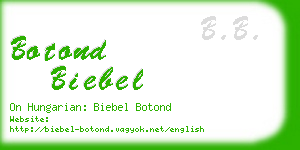 botond biebel business card